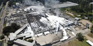 Roseland residents remain evacuated as firefight continues at lubricant plant