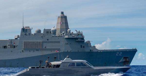 La Marina de Estados Unidos despliega buques en el Caribe