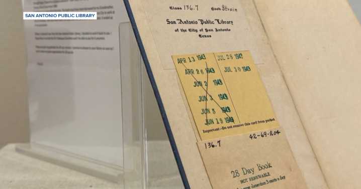 Book returned to Texas library with a note decades after being checked out
