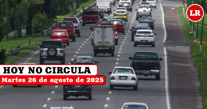 Hoy No Circula 26 de agosto de 2025: qué autos y placas descansan en CDMX y Edomex