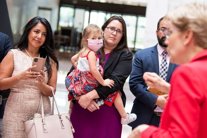 ‘She needs to have a democracy to grow up in’: The moms who left Texas to defend its future