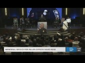 Memorial service for Officer David Rose