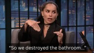 Zoë Kravitz tells a wild story about nearly losing a snake in Taylor Swifts house