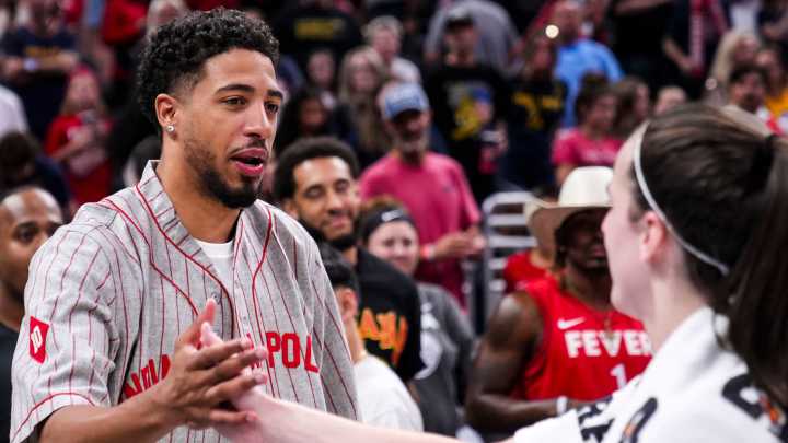 Tyrese Haliburton talks recovering from injury with Caitlin Clark