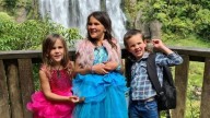 Fugitive dad living in the wilderness with three kids seen for first time in a year