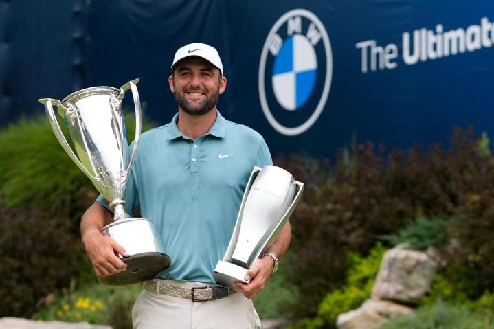 Scheffler rallies to win BMW for 5th PGA Tour victory of year
