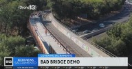 Demolition begins on Sacramento's "bad bridge" over I