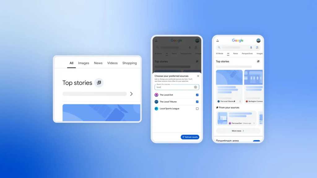 Google Search now lets you prioritize your favorite news sources