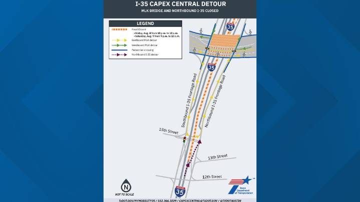 Austin bridge closure could impact drivers this weekend