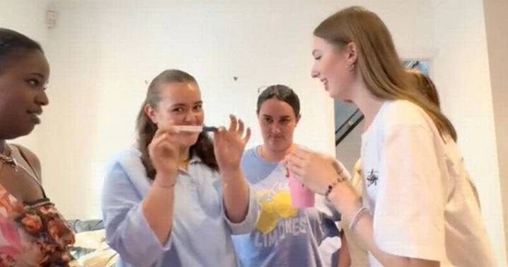 ’We played ‘pregnancy roulette’ but got more than we bargained for when two tests came back positive’