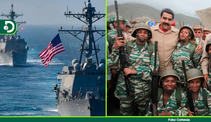 EE.UU. desplegó buques de guerra cerca de Venezuela: Maduro moviliza a cuatro millones de milicianos como respuesta