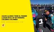 David Alonso tiene el primer lugar en el GP de Hungría: así conquistó su victoria, celebra Colombia