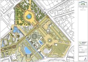 Huesca inicia una nueva fase de reurbanización en el Parque Miguel Servet con una inversión de 170.000 euros