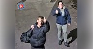 Police want to speak to man and woman caught looking at camera after attack