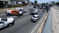 Accidente vehicular en Morones Prieto genera movilización de Protección Civil