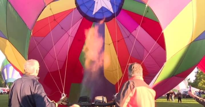 Soggy start: The 34th annual Spirit of Boise Balloon Classic may start with rain, but sun is on the way