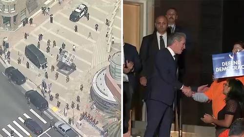 Gov. Gavin Newsom accuses Pres. Trump of misusing federal agents during redistricting announcement in Los Angeles
