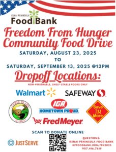Kenai Peninsula Food Bank Launches “Freedom From Hunger” Drive
