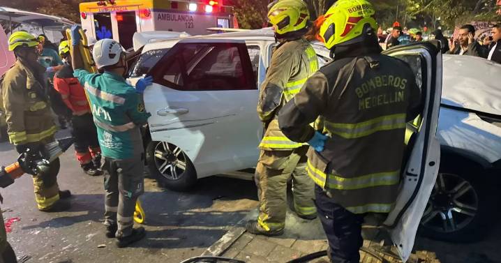 Se accidentó el esquema de seguridad del precandidato Daniel Palacios