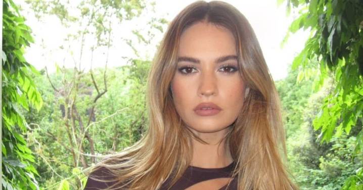 Lily James Poses Fully Naked in the Canadian Wilderness: Photo