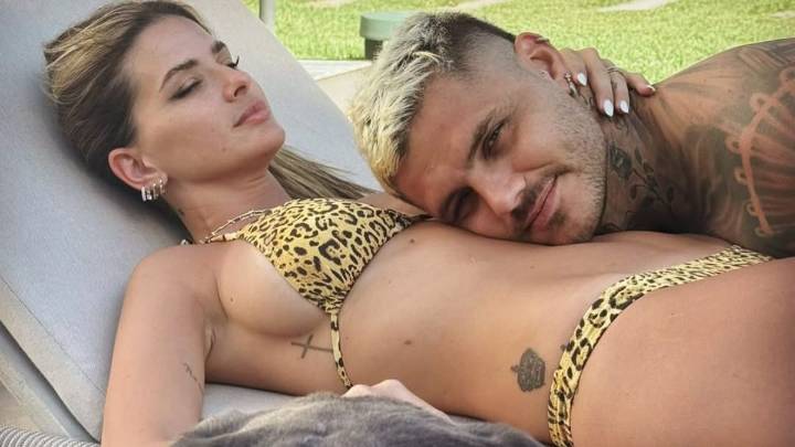La China Suárez filmó a Mauro Icardi con ropa interior en su casa de Turquía