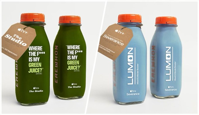 For Your Consumption: Apple TV+ juices FYC campaign with free themed Erewhon drinks