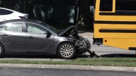 Car crashes into Virginia Beach school bus; no injuries