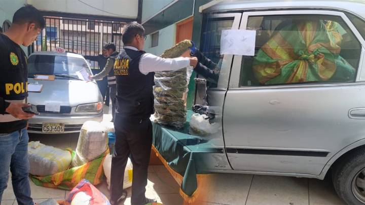 Anta: Policía decomisa más de 80 kilos de marihuana tras intensa persecución