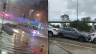 Lluvia en Puebla deja autos varados, calles inundadas y hasta una carambola en Periférico HOY 20 de agosto