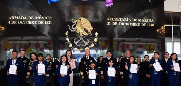 Realiza Semar premiación del Concurso de Pintura Infantil "La Niñez y la Mar"