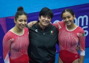 Las mexicanas Aixa De León y Sarai Borges pasan final de gimnasia en Asu2025