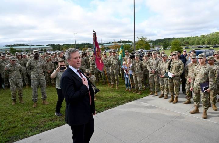 Soldiers hailed as heroes for tackling armed assailant at Georgia Army base