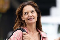 Katie Holmes Wore a Flannel with Trousers, Shop the Look