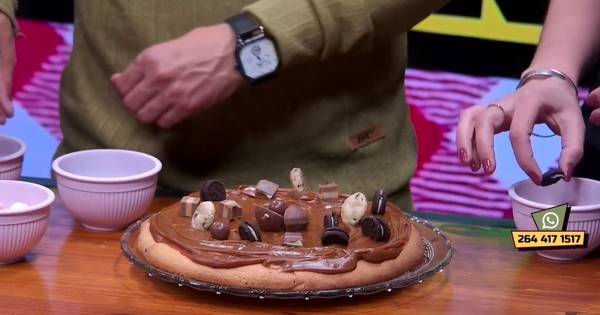 Cómo hacer una torta cookie gigante para sorprender a los pequeños en su día