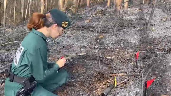 Descubren a dos vecinos de Santiago preparando una barbacoa en plena alerta máxima por riesgo de incendio