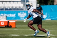 Lions defensive back taken off by ambulance after collision in preseason game
