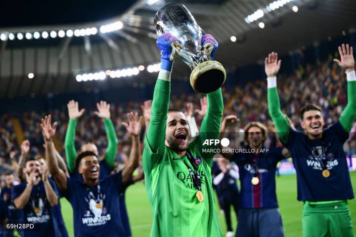 El PSG abre su temporada alzándose supercampeón de Europa