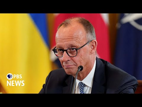 WATCH: Ceasefire in Russian war in Ukraine necessary to move forward, German chancellor says