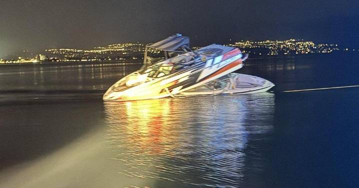 Several people injured when boat lands on another on B.C.'s Okanagan Lake: police