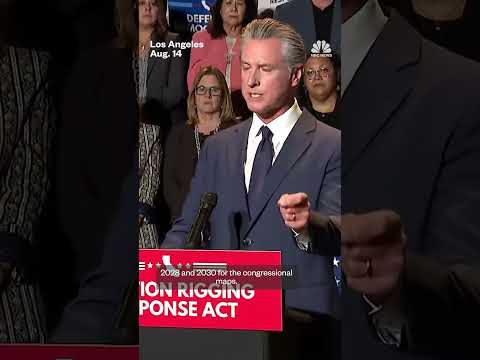 Newsom sets special election to approve new California congressional map