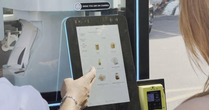 Technology meets hospitality at high tech coffee kiosk in downtown Denver
