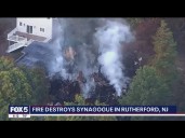 Fire destroys synagogue in Rutherford, NJ