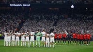 El Santiago Bernabéu guarda un minuto de silencio por Javier Lambán