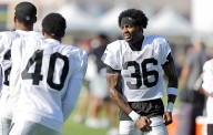 Las Vegas native Kyu Blu Kelly has been Raiders’ biggest training camp riser