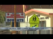 Mumps test comes back negative