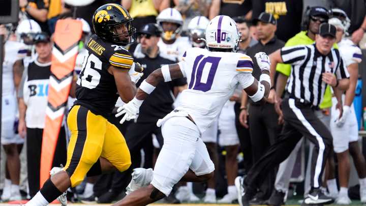 Xavier Williams shares company with Shonn Greene after stellar Iowa debut