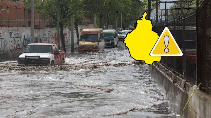 Alerta máxima en Ciudad de México: fuertes lluvias continuarán por 4 días, advierte Conagua
