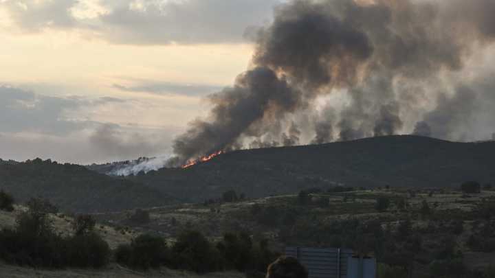 Un novo incendio en Asturias obriga a evacuar preventivamente o pobo de Villamayor