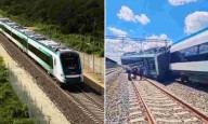 Se descarrila Tren Maya en Izamal, Yucatán