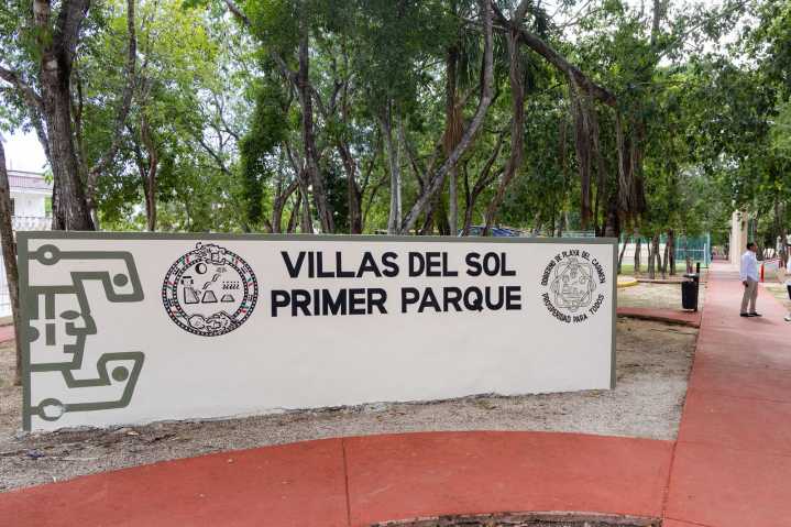 Transforma Estefanía Mercado el primer parque de Villas del Sol en un espacio digno, seguro y lleno de vida